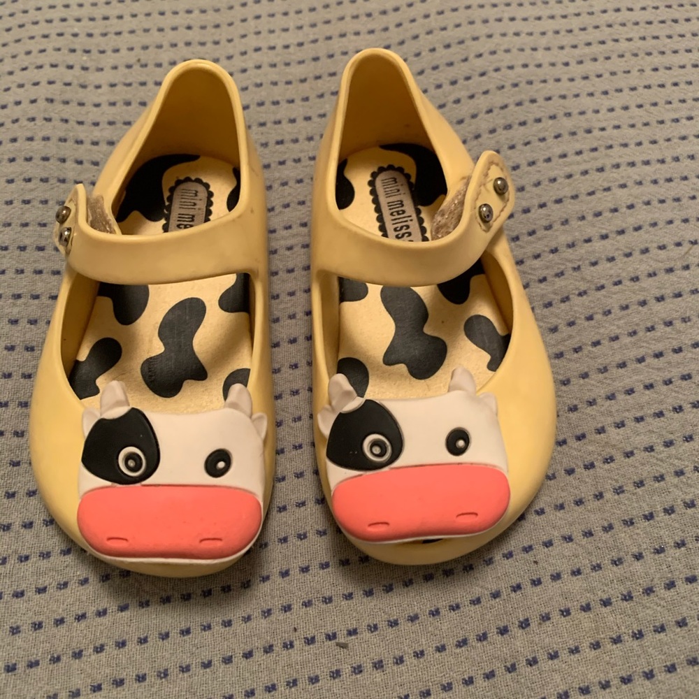 Mini Melissa Cow Mary Janes